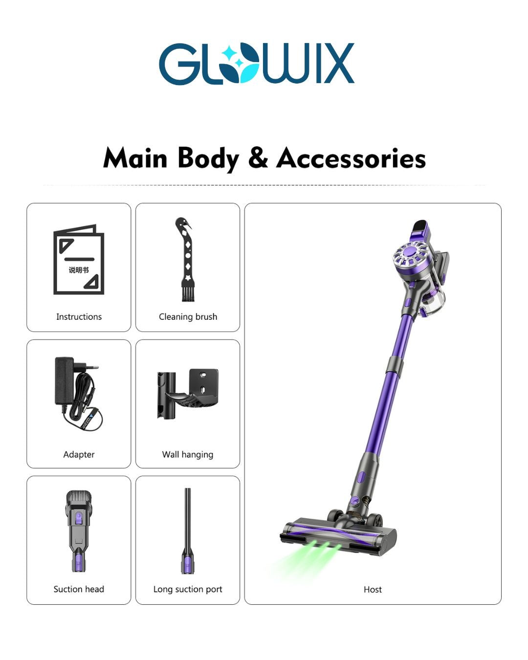 Glowix V07-stick vacuum