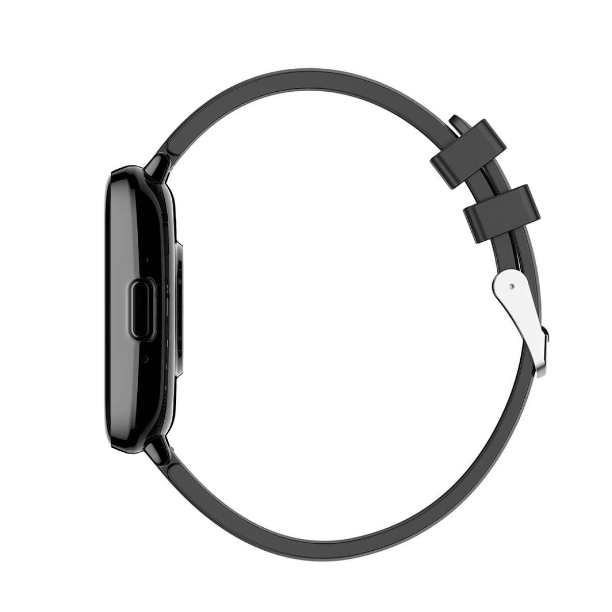 WiWU SW09 Smart Watch 1.83" HD | NFC, GPS, Bluetooth Calling | Black + Dark Blue Strap