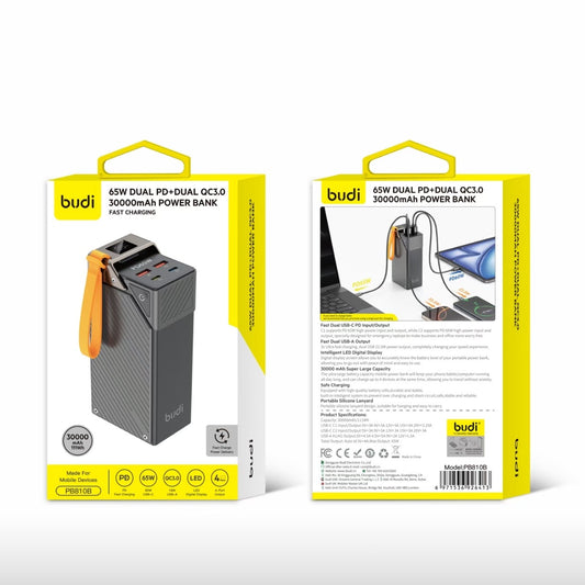 Bud I 30000mAh fast charging power bank