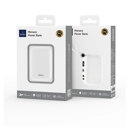 WiWU Monaco Series 22.5w Fast Charging Wi-P042 Colorful Mini power bank