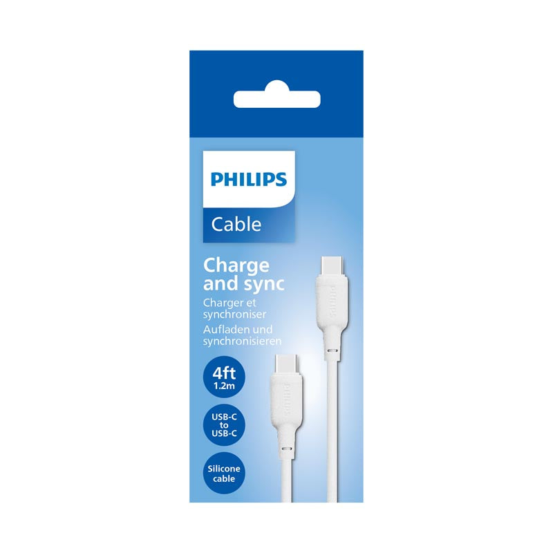 Philips USB-C to USBC Cable 60W, 1.2m