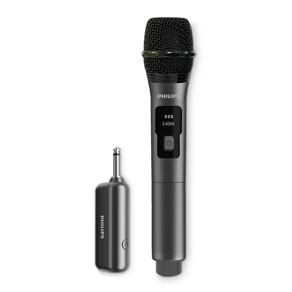 Philips Wireless Microphone , Single Mic 2.4GHz