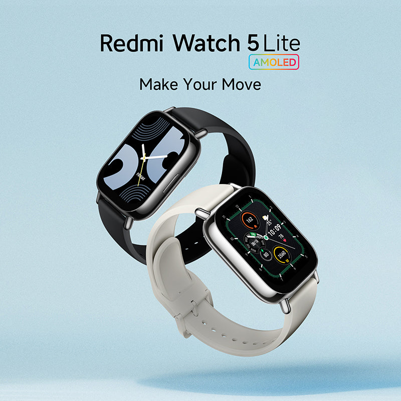 ساعة Xiaomi Redmi Watch 4 الذكية بشاشة AMOLED مقاس 1.97 بوصة باللون الأسود