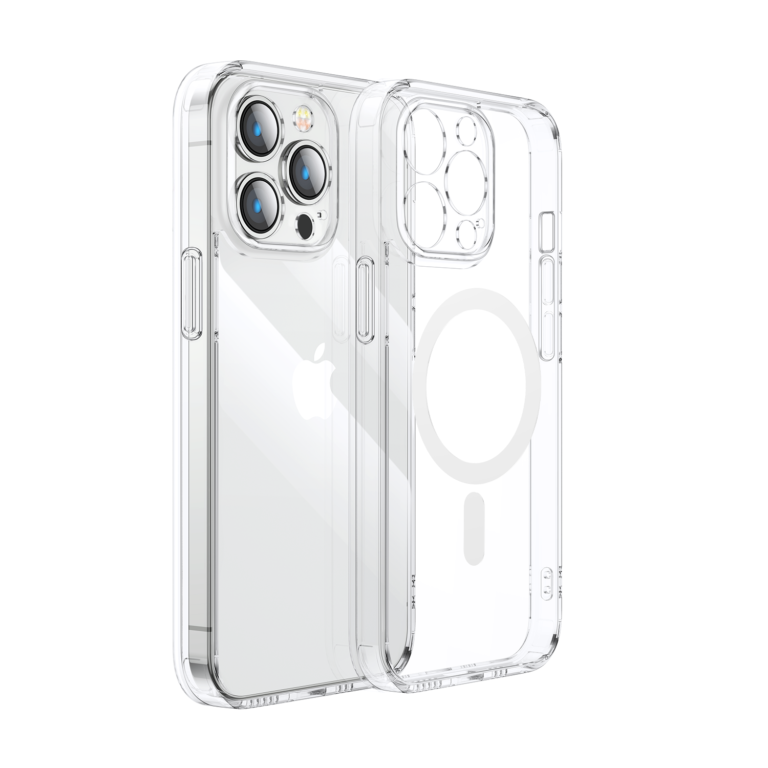 Joyroom JR-14D5 MagSafe Transparent Case – Elegant Design, Smart Magnetic Power