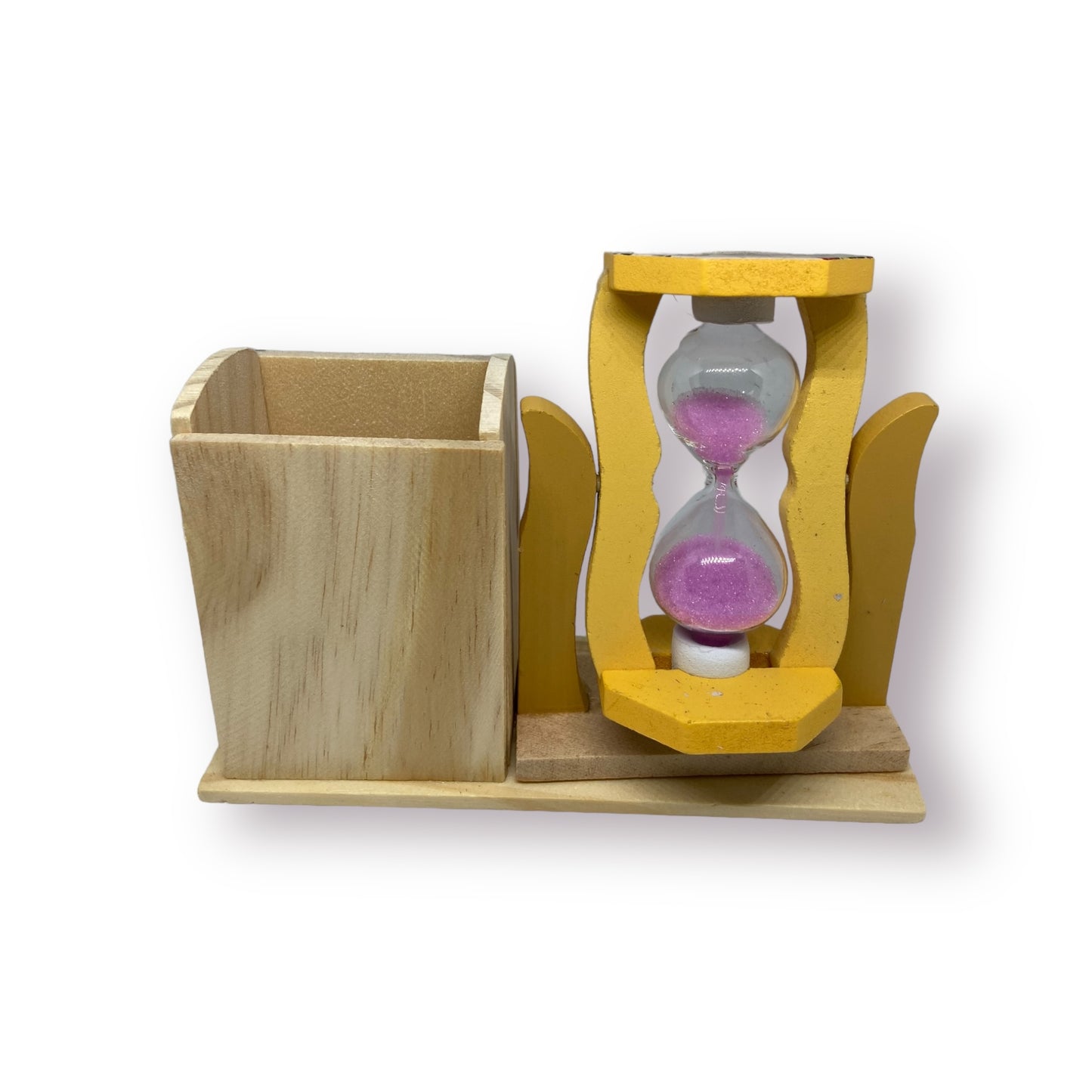 Sand Clock Desk Organizer