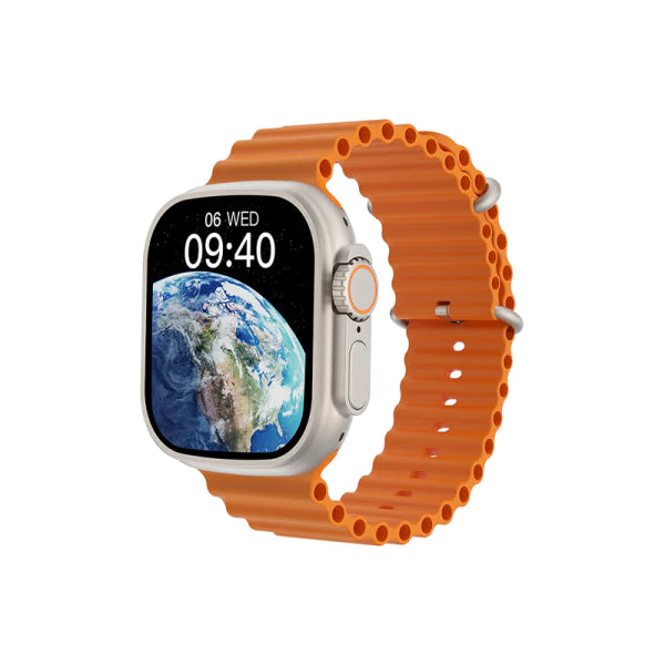 WiWU SW01 Ultra Smart Watch مع شريطين-ساعة ذكية من WIWU مع كستكين