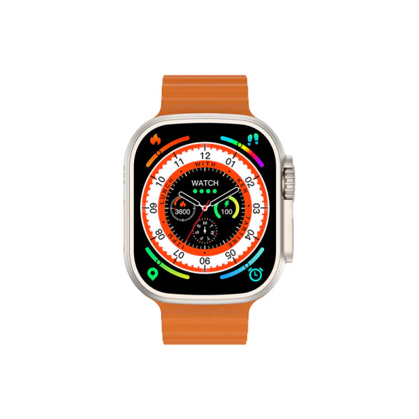 WiWU SW01 Ultra Smart Watch مع شريطين-ساعة ذكية من WIWU مع كستكين