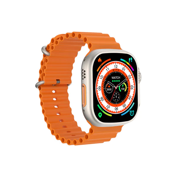 WiWU SW01 Ultra Smart Watch مع شريطين-ساعة ذكية من WIWU مع كستكين