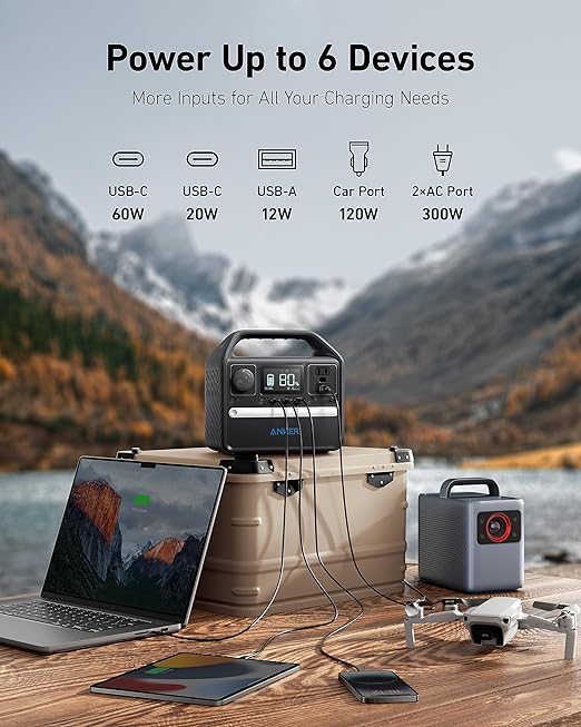 Anker 522 Portable Power Station Black