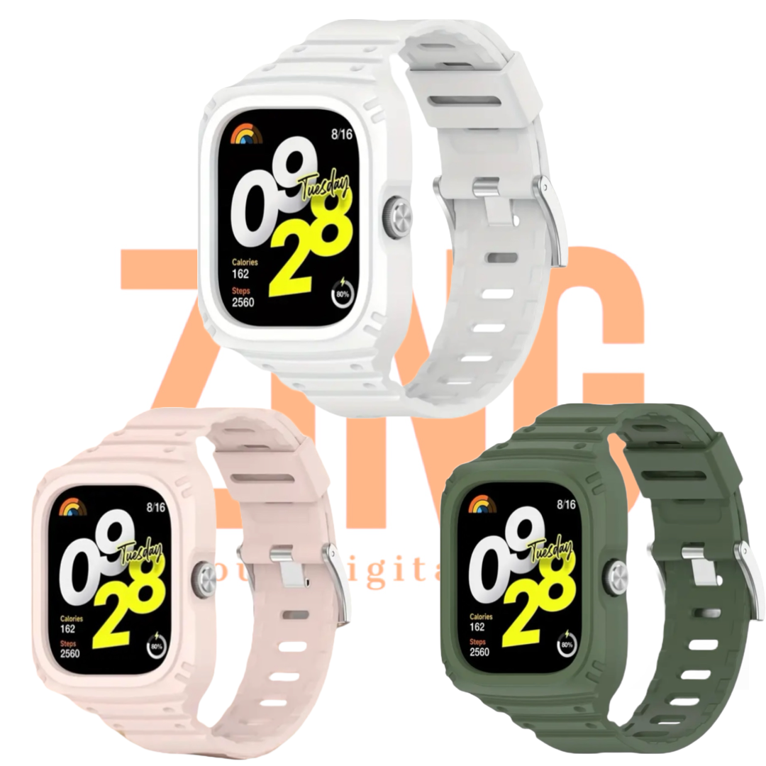 Strap for Xiaomi redmi watch 4- كستك متوافق مع ساعة شاومي ريدمي ٤