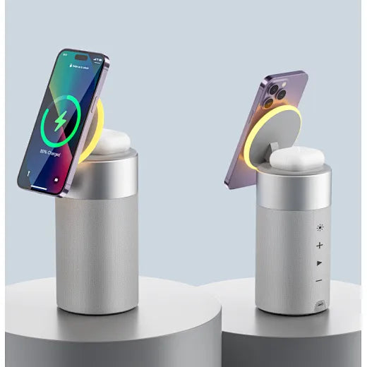 WIWU 3 in 1 wireless charger speaker