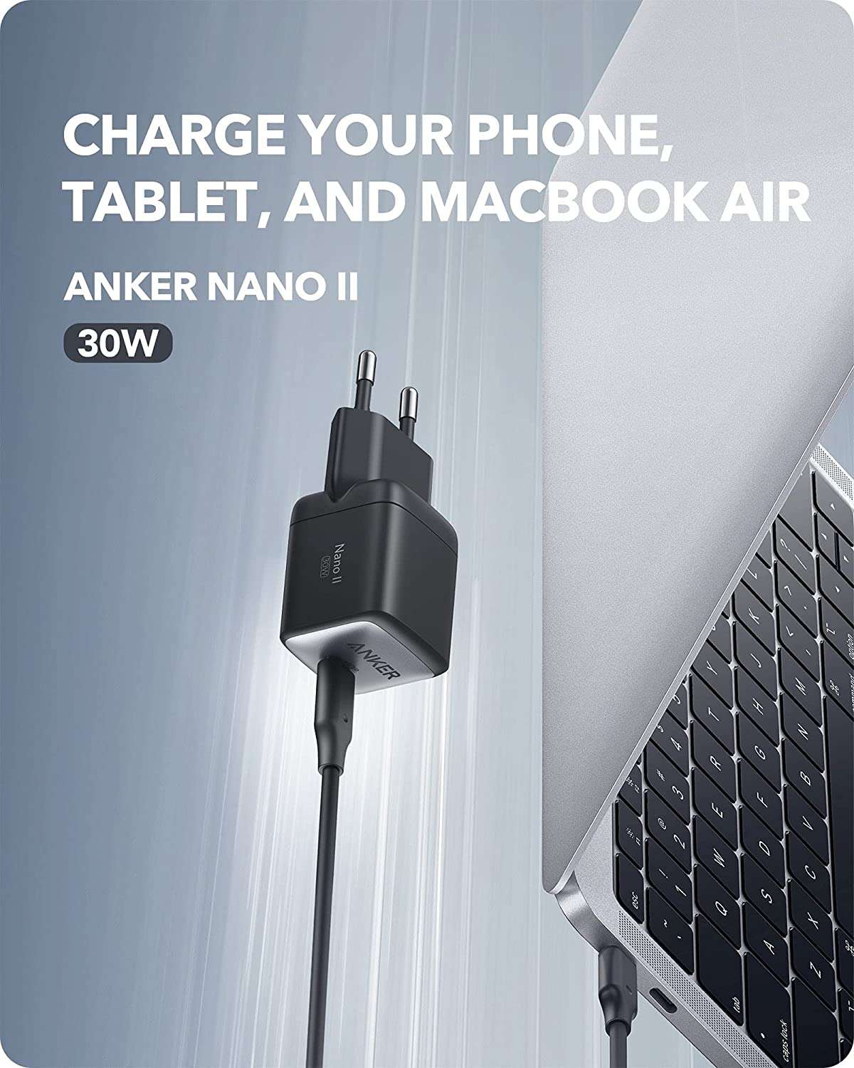A2146L11 Anker 711 Charger (Nano II 30W)- Black