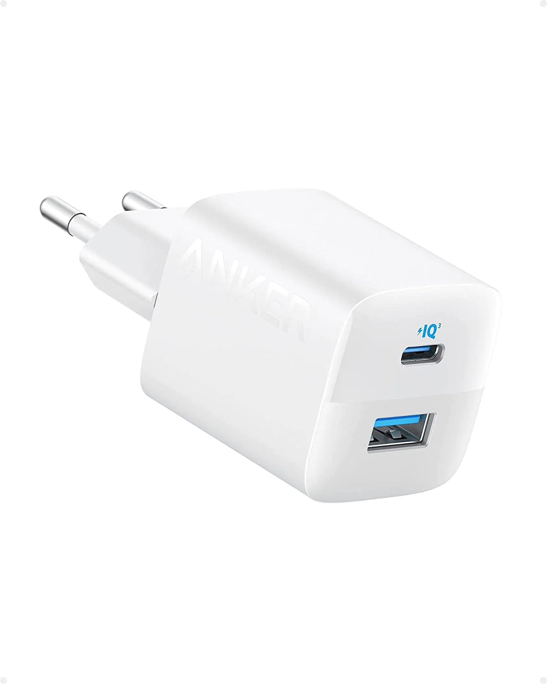 Anker 323 Charger (33W) - Dual port C+ USB white