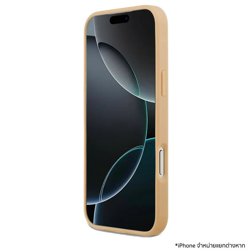 Lacoste - Hardcase Monogramme Gold Logo MagSafe (LCHMP17LPNOK) - iPhone 17 Pro