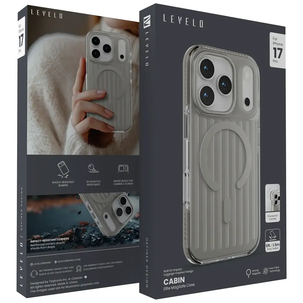 Levelo Cabin Magsafe Case for iPhone 17 Pro/Pro Max