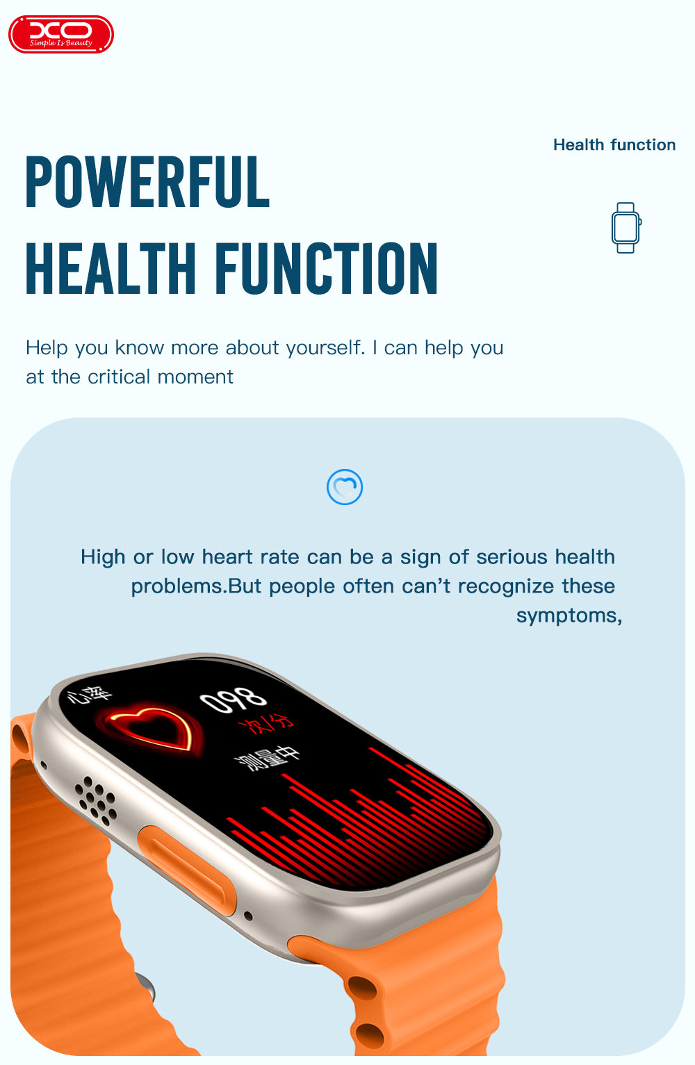 XO Smart Watch XO-M8ULTRA , ساعة ذكية XO-M8 ULTRA