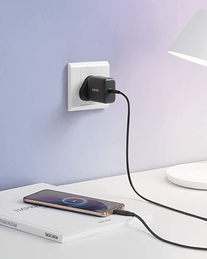 Anker PowerPort III 25W Black- شاحن حائط باور بورت 25 وات من انكر