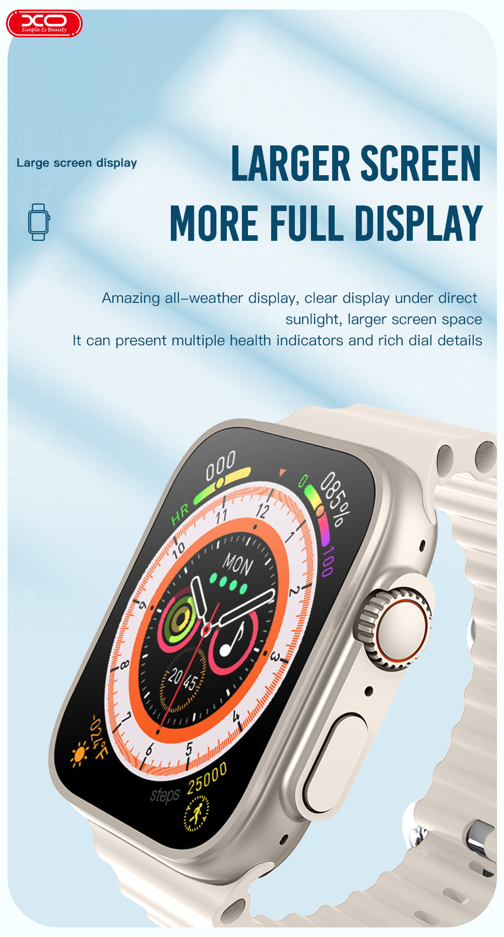 XO Smart Watch XO-M8ULTRA , ساعة ذكية XO-M8 ULTRA