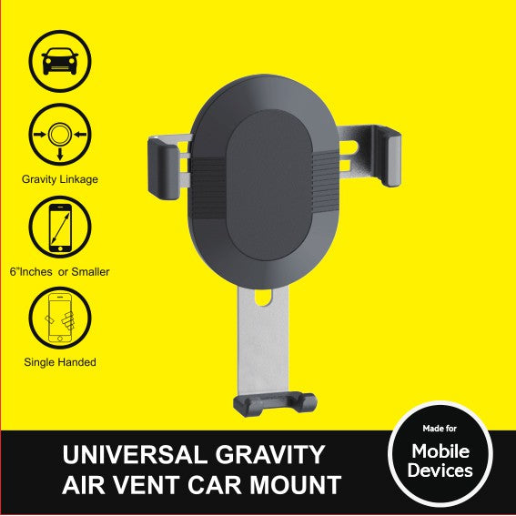 Budi gravity air vent car mount(500A)حمالة موبايل للسيارة