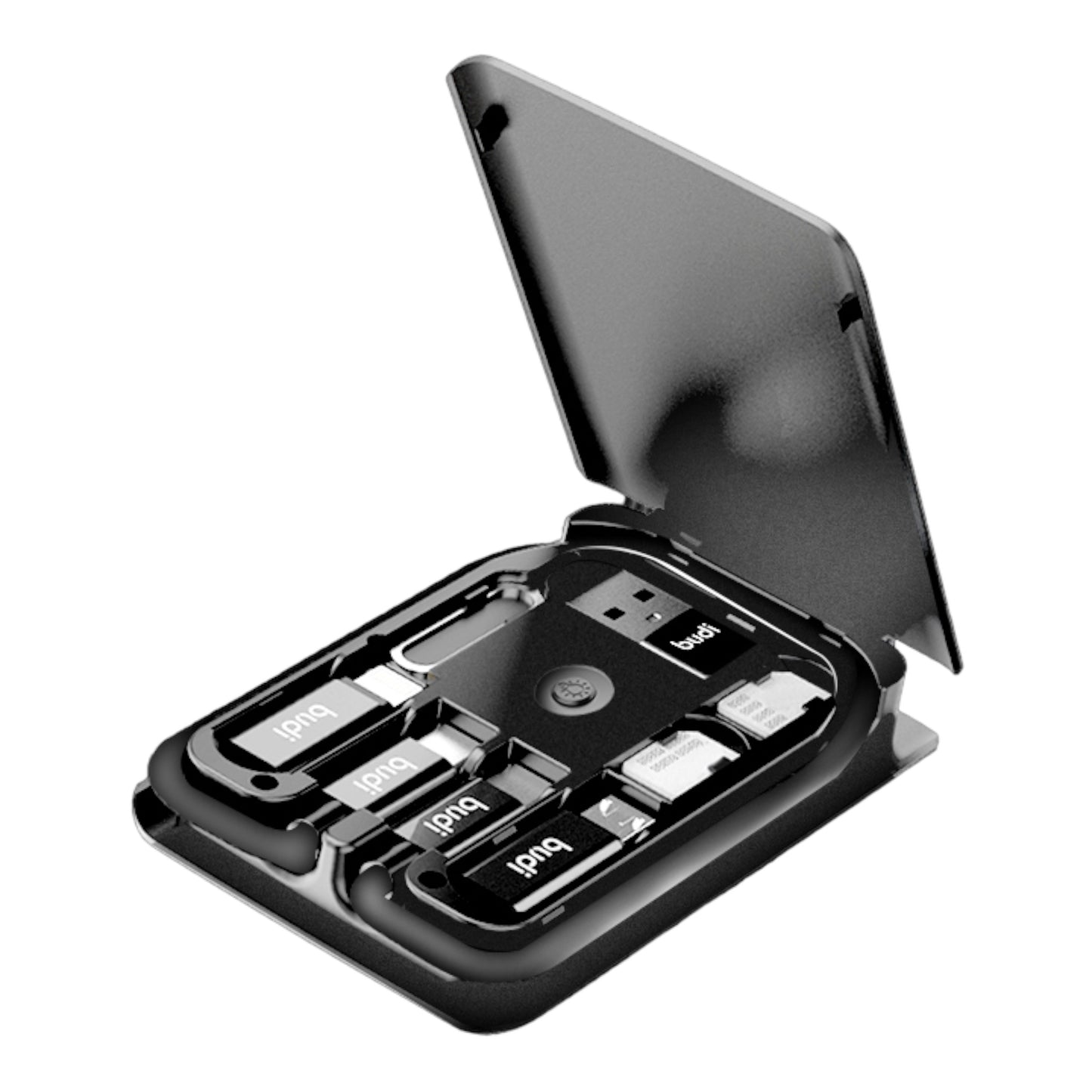 Budi 5Wwireless charger- شاحن لاسلكي متعدد الاستخدامات ماركة بودي