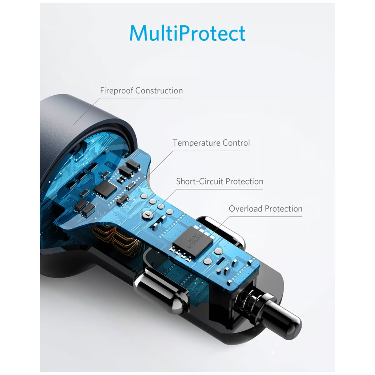 شاحن سيارة أنكر باور درايف A2732HF1 شاحن سيارة بقوة 35 وات