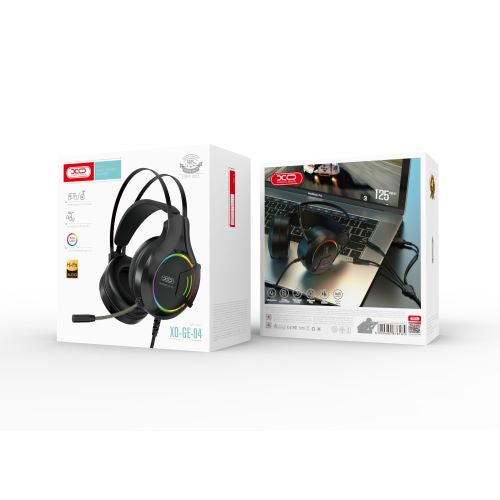 XO Wired Gaming Headset – Black , سماعة مخصصة للالعاب