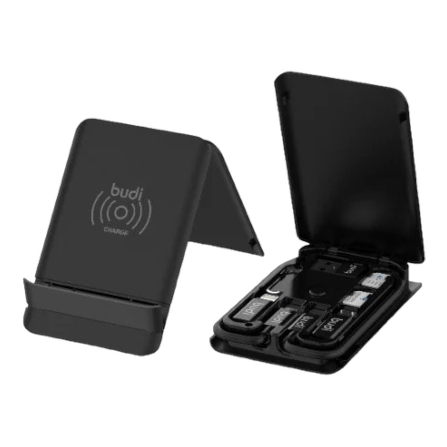 Budi 5Wwireless charger- شاحن لاسلكي متعدد الاستخدامات ماركة بودي
