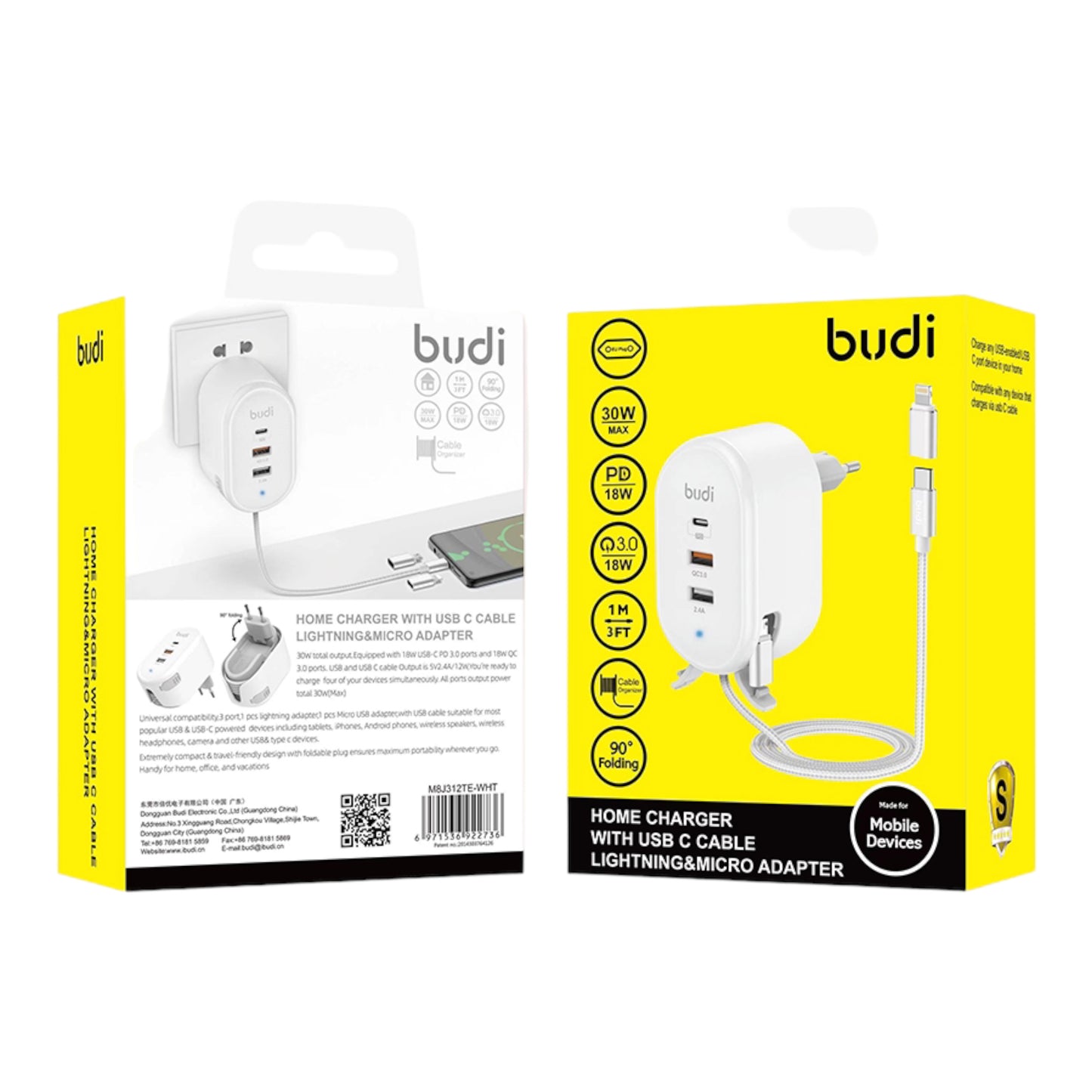 Budi home charger (312TE)