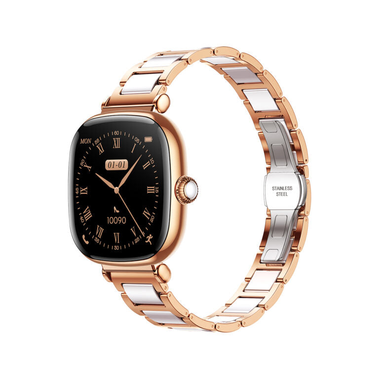 Starlight Series JR-FS1 Smart Watch – Dual Belt Edition (Metal & Silicone)