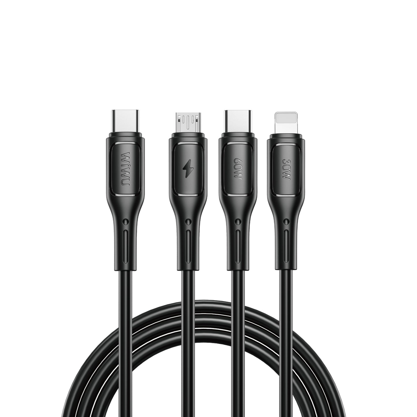 WiWU StarLink Wi-C046E Cable – 3-in-1 Fast-Charging Solution
