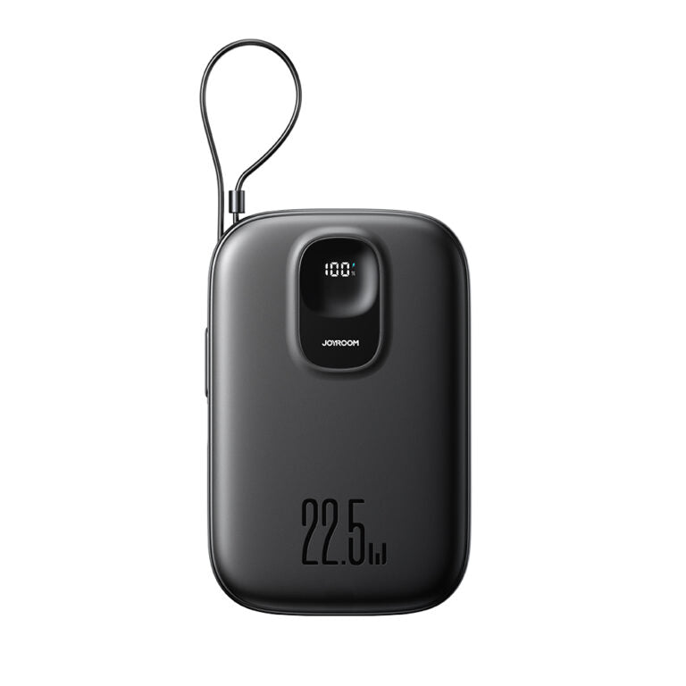 Joyroom JR‑PBF17 – Affordable Fast‑Charge Power Bank with Built‑in Type‑C Cable