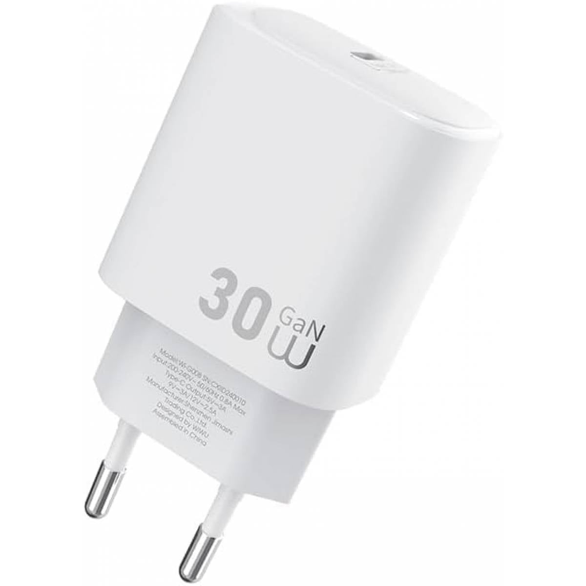WiWU 30W GaN Fast Charger + C to C Cable Combo
