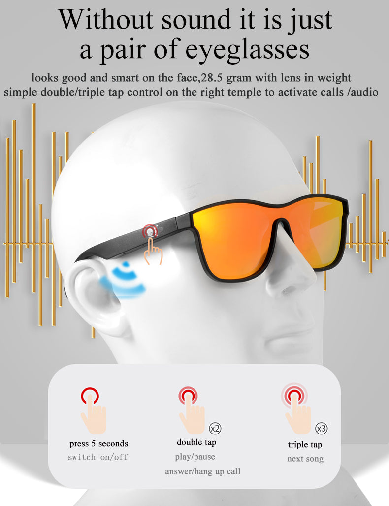 Bluetooth Smart Sunglasses (4 Colors options)