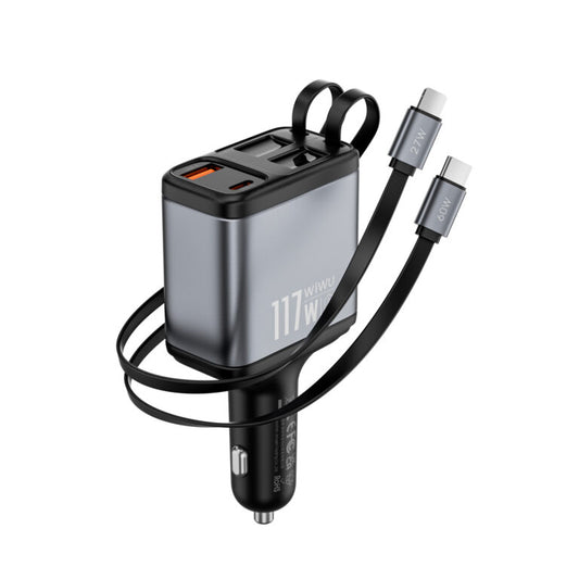 The Powerful WiWU QC027 Exeed – 117 W QC+PD Fast Car Charger