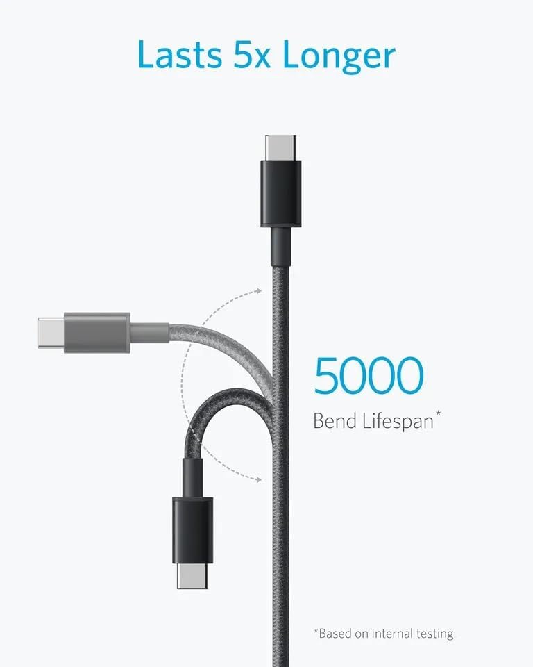 Anker USB-A to USB-C Cable ,Braided ,2.0 cable (6ft/1.8m)