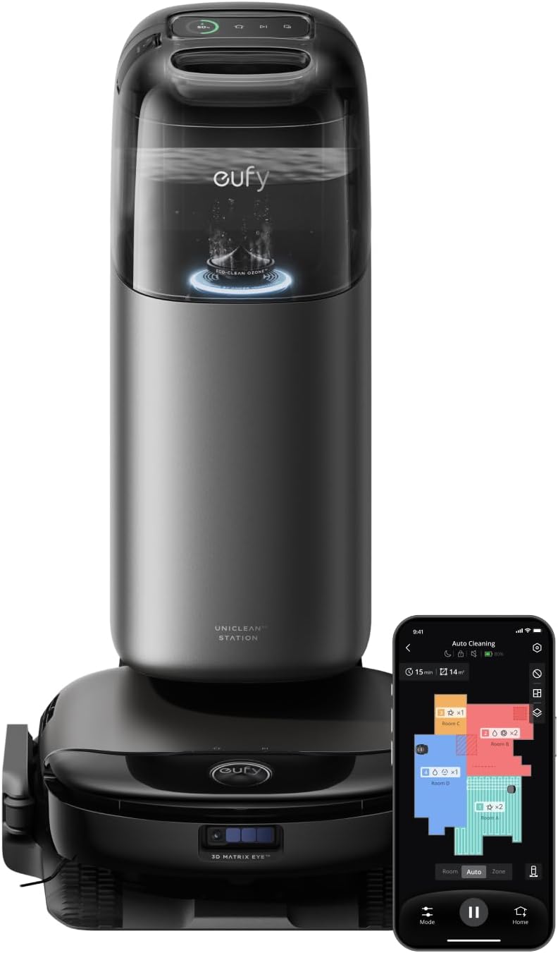 Anker Eufy Robot  Omni S1 PRO ,Vacuum and Mop Combo,Self-Emptying