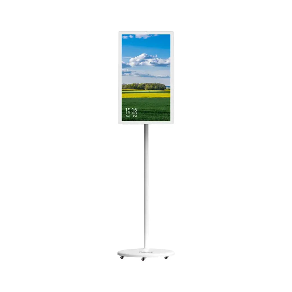 Powerology 32" Touch Screen 128GB Dual 2.4G+5G WiFi with Stand White