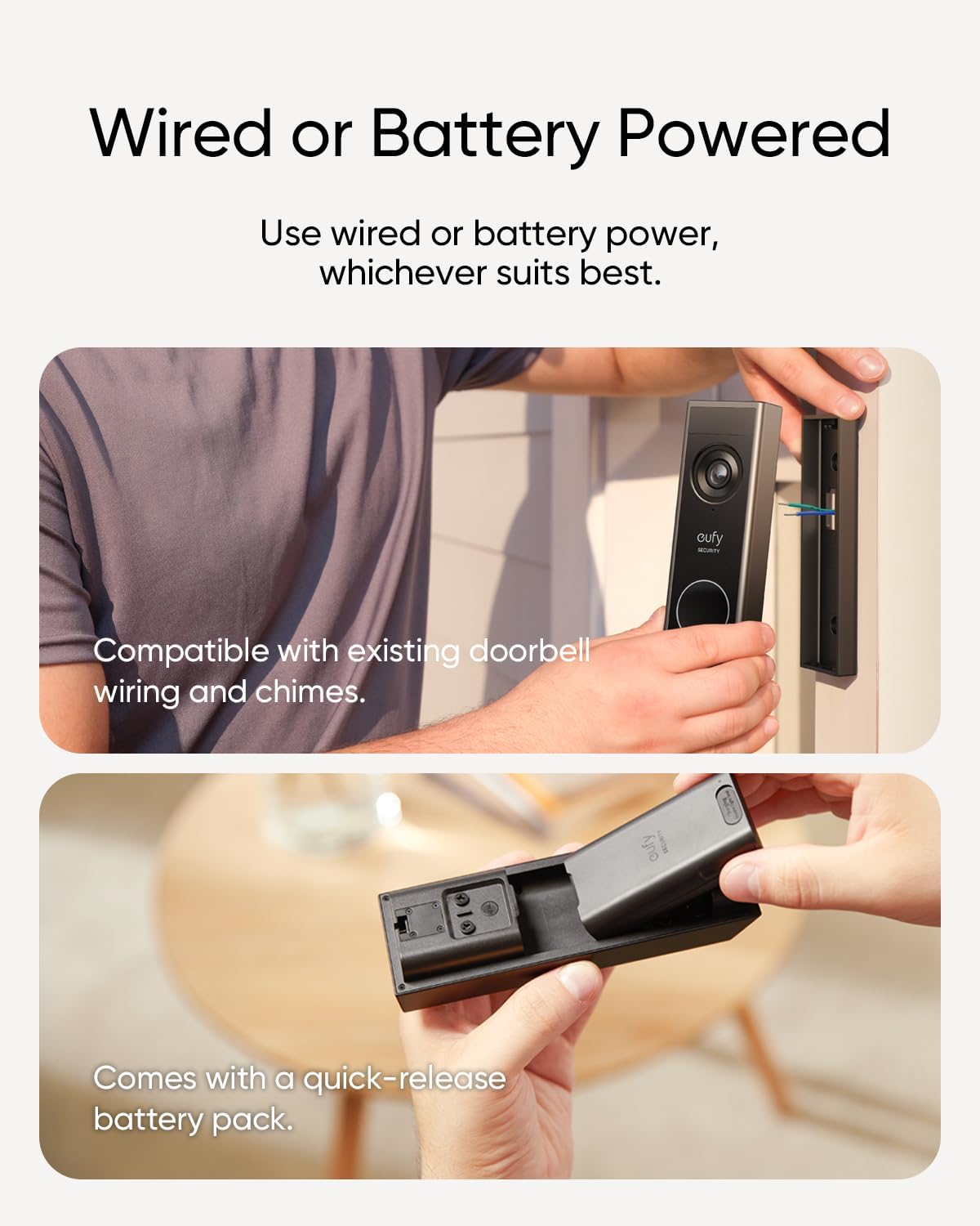 Eufy Video Doorbell E340  With Chime