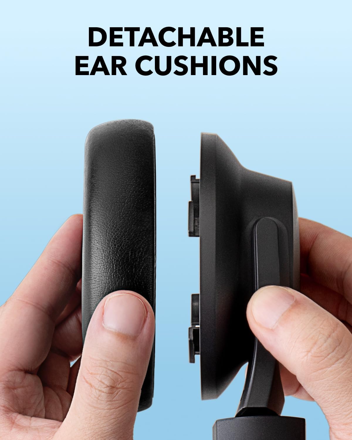 Soundcore Q11i Wireless Over-Ear Bluetooth Headphones by Anker, Deep Bass, 60H Playtime, Hi-Res Audio, Detachable Ear Cushions, Multipoint Connection