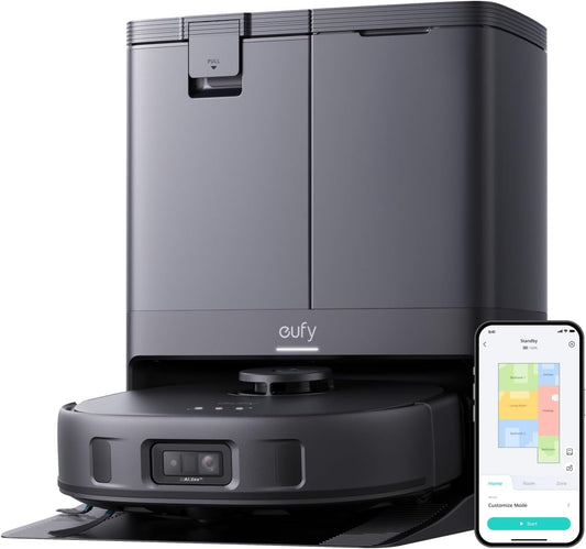 Anker Eufy Robot X10 Pro Omni ,Vacuum and Mop Combo,Self-Emptying