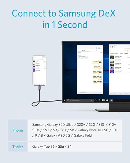 Anker USB-C to HDMI Nylon cable 6ft