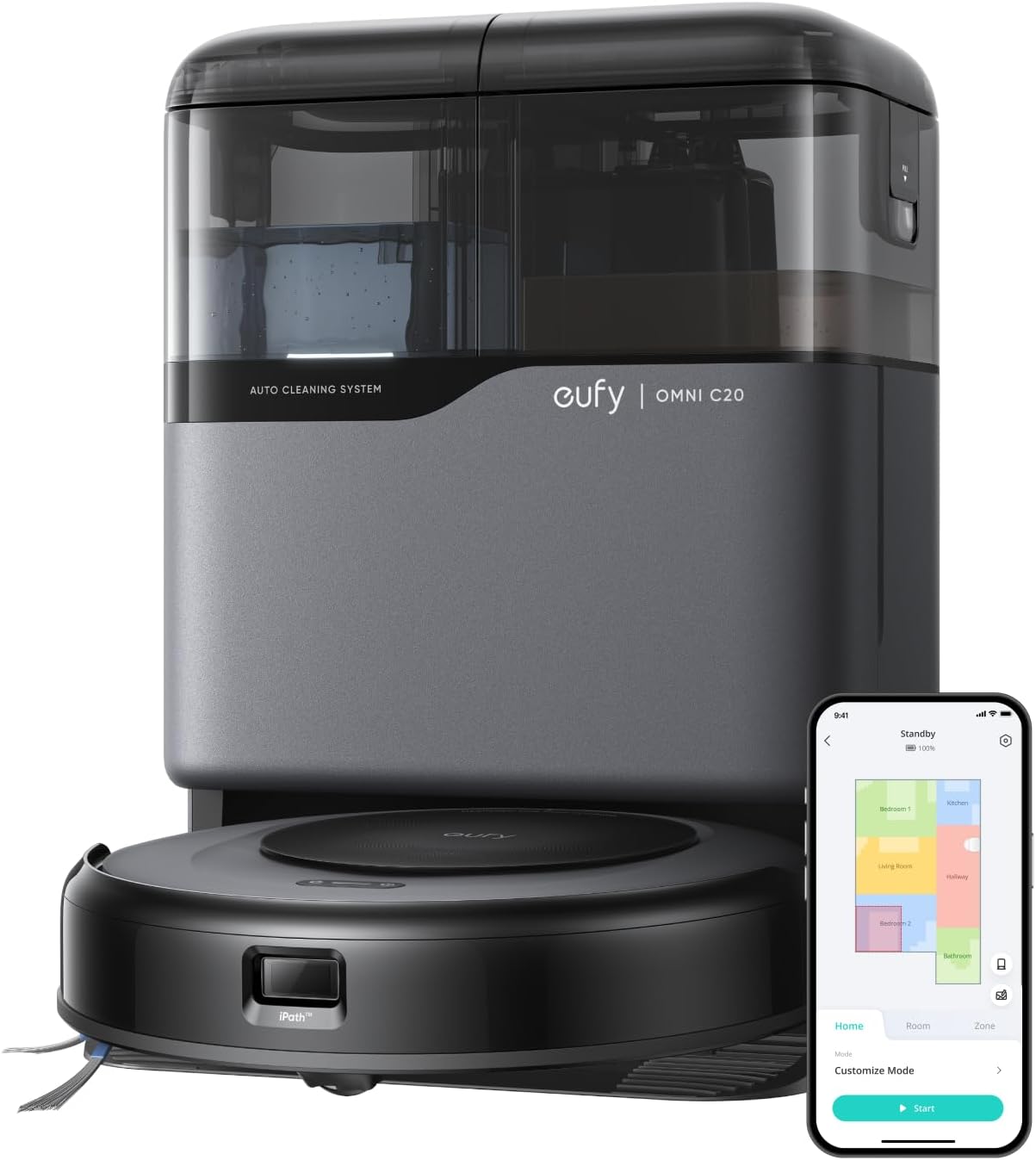 Anker Eufy Robot Omni C20 ,Vacuum and Mop, Self-Emptying