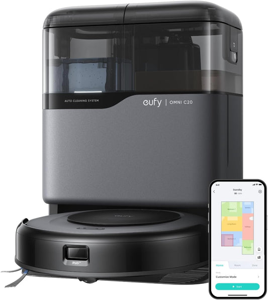 Anker Eufy Robot Omni C20 ,Vacuum and Mop, Self-Emptying