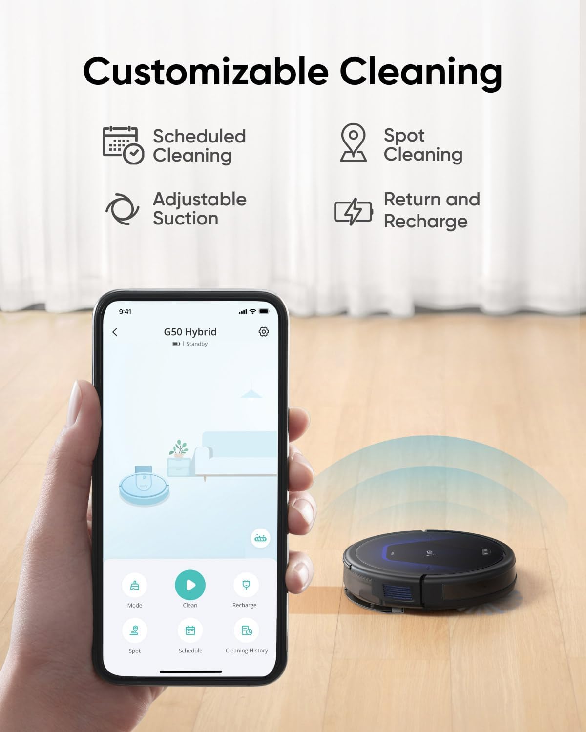 Anker Eufy Robot G50 Hybrid , Vacuum and Mop