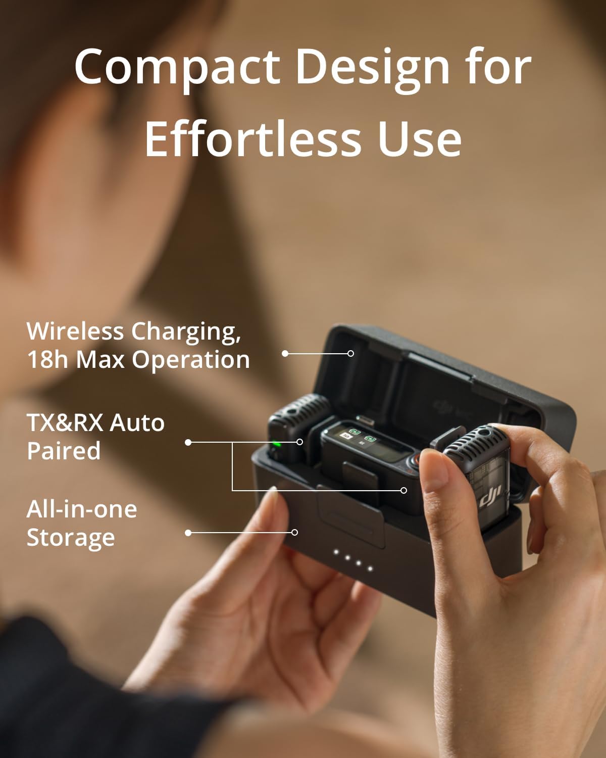 DJI MIC 2,(2 TX + 1 RX + Charging Case)