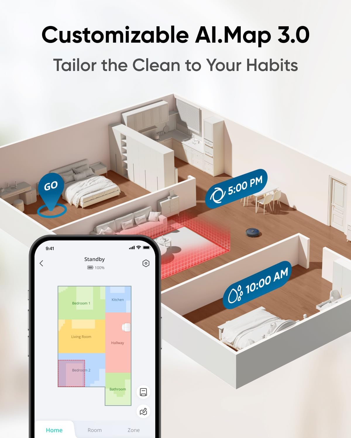 Anker Eufy Robot X10 Pro Omni ,Vacuum and Mop Combo,Self-Emptying