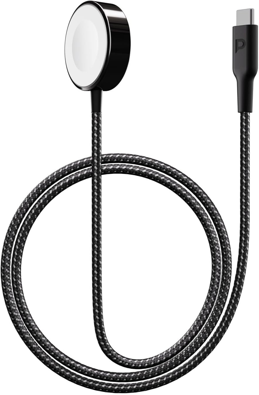 Powerology Braided Type-C Watch Charger 5W 1.2M