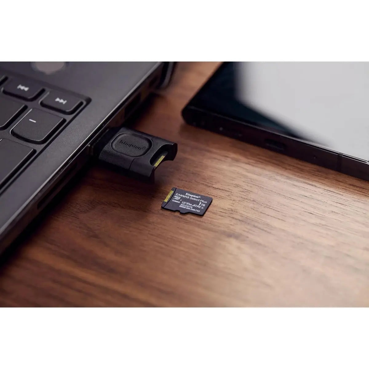 Kingston SDCS3/64GB Canvas Select Plus microSDXC Card Up to 100MB/s A1 Class 10 UHS-I with Adapter