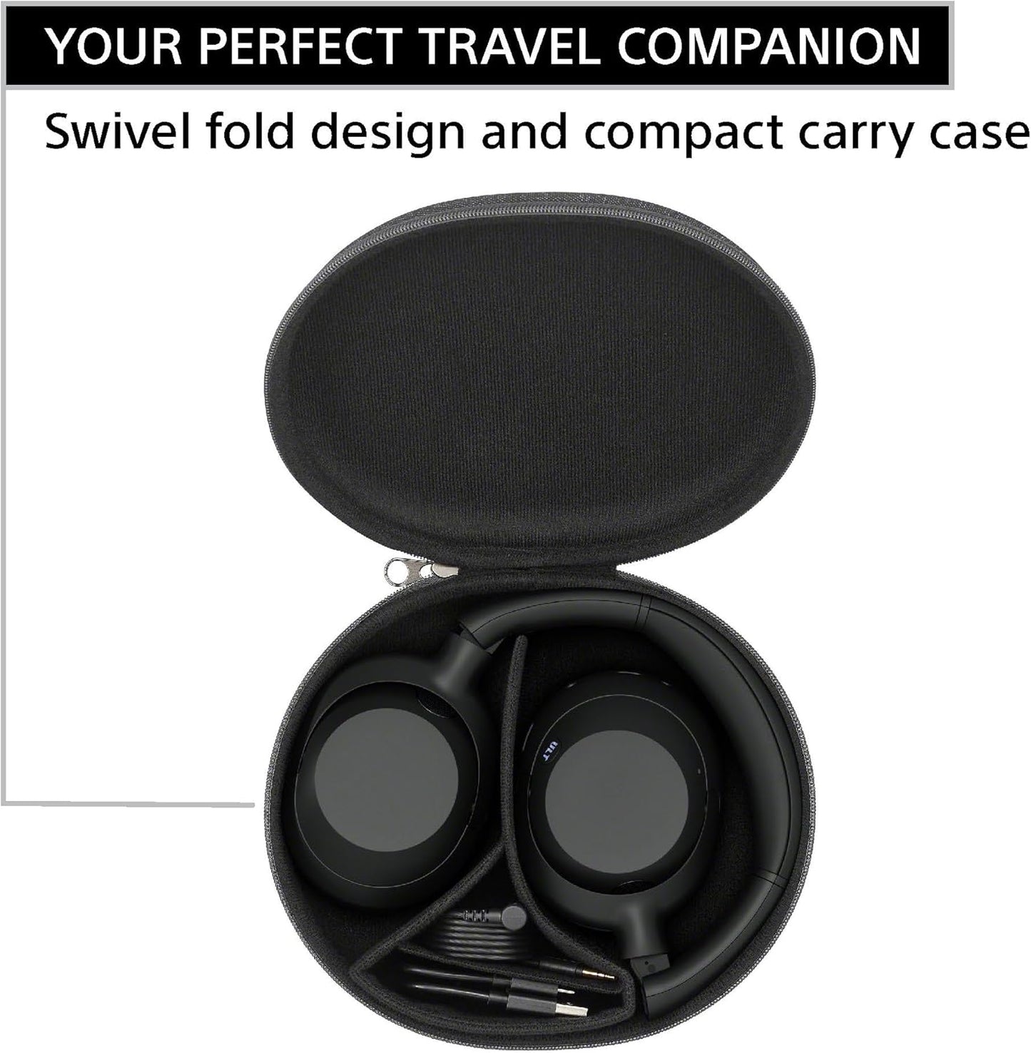 Sony ULT Power Sound Wireless Noise Canceling Headphones Black