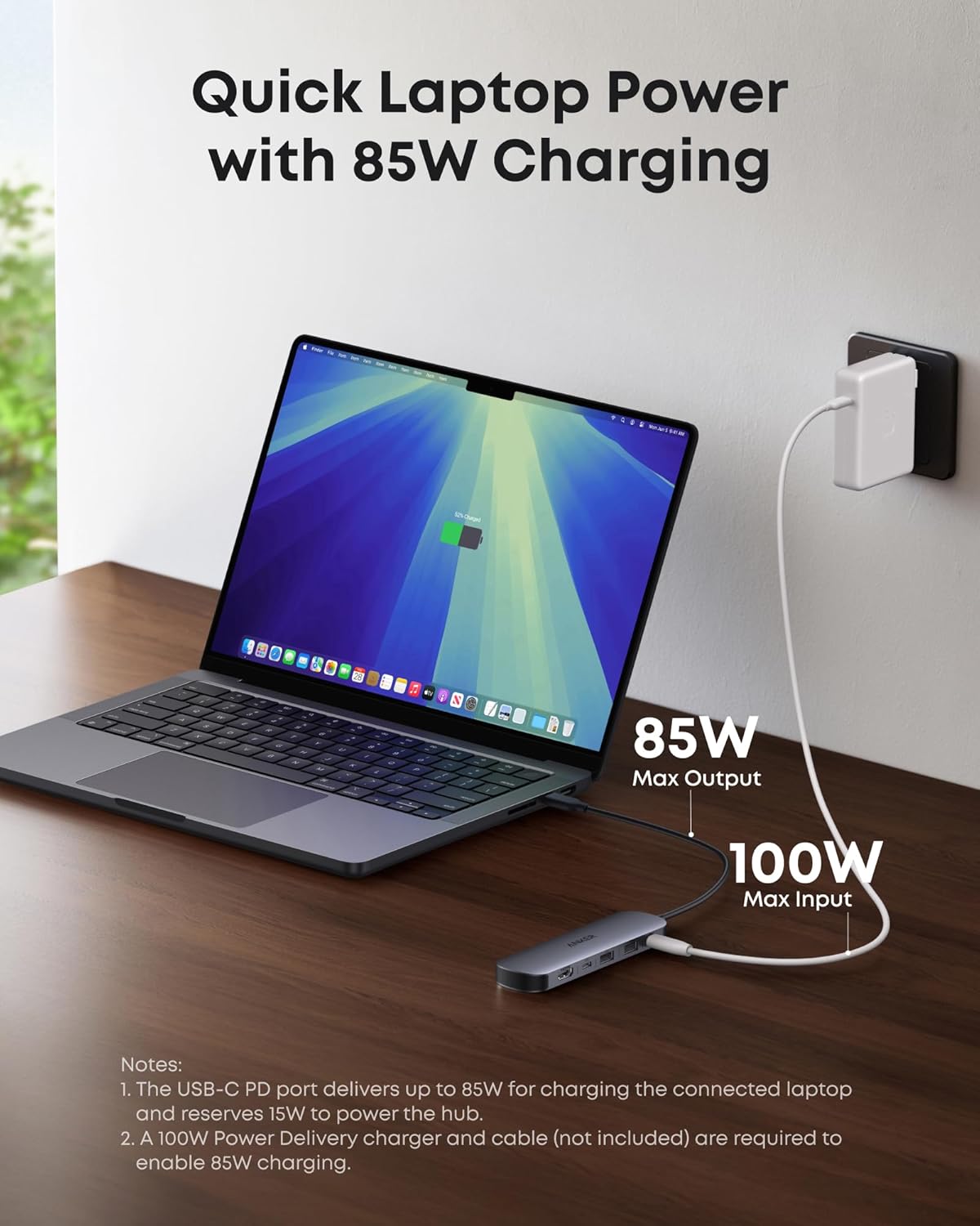 Anker USB C Hub, 7-in-1 Multi-Port USB Adapter for Laptop/Mac
